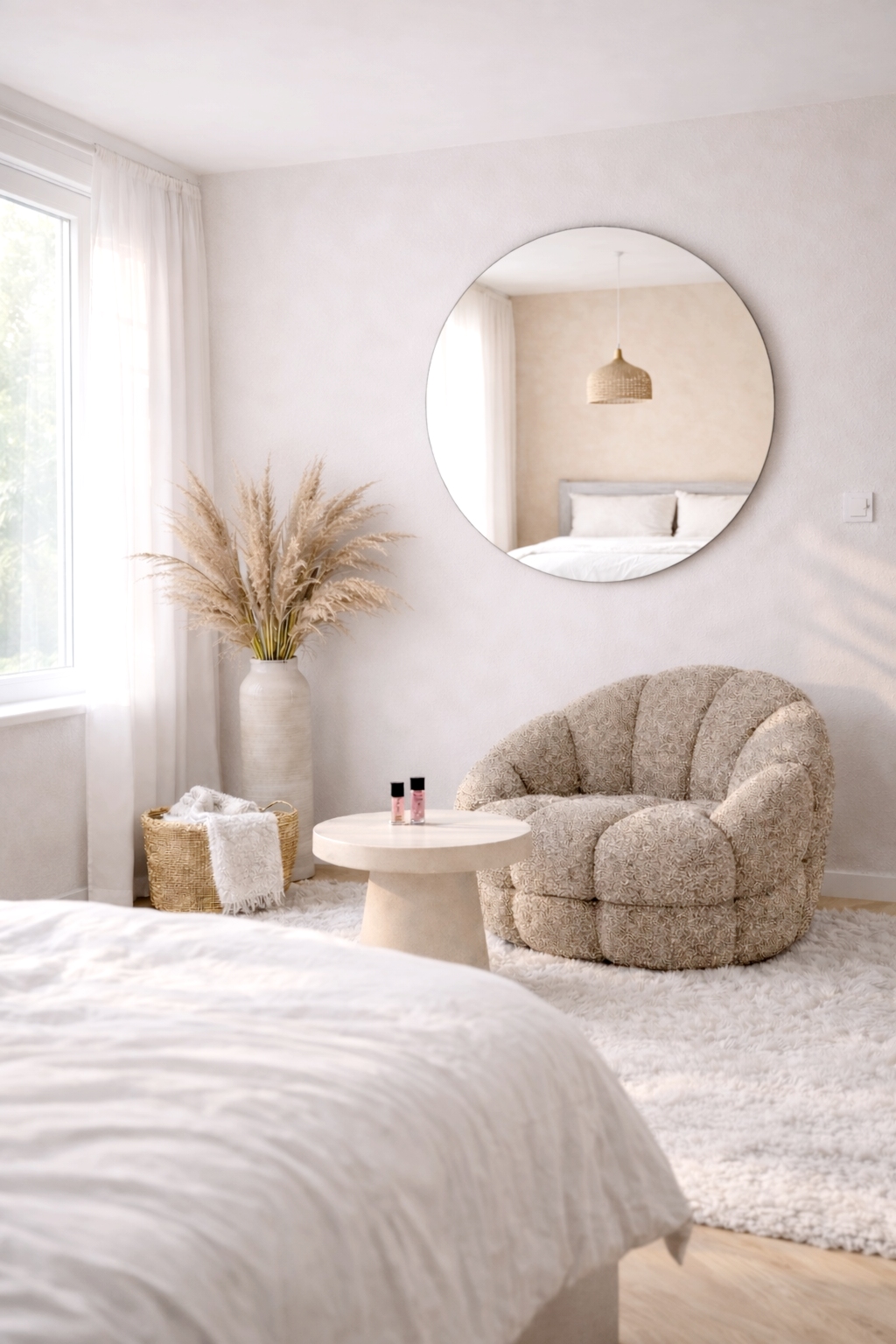 Miroir rond sans cadre Nea - 120 cm 4