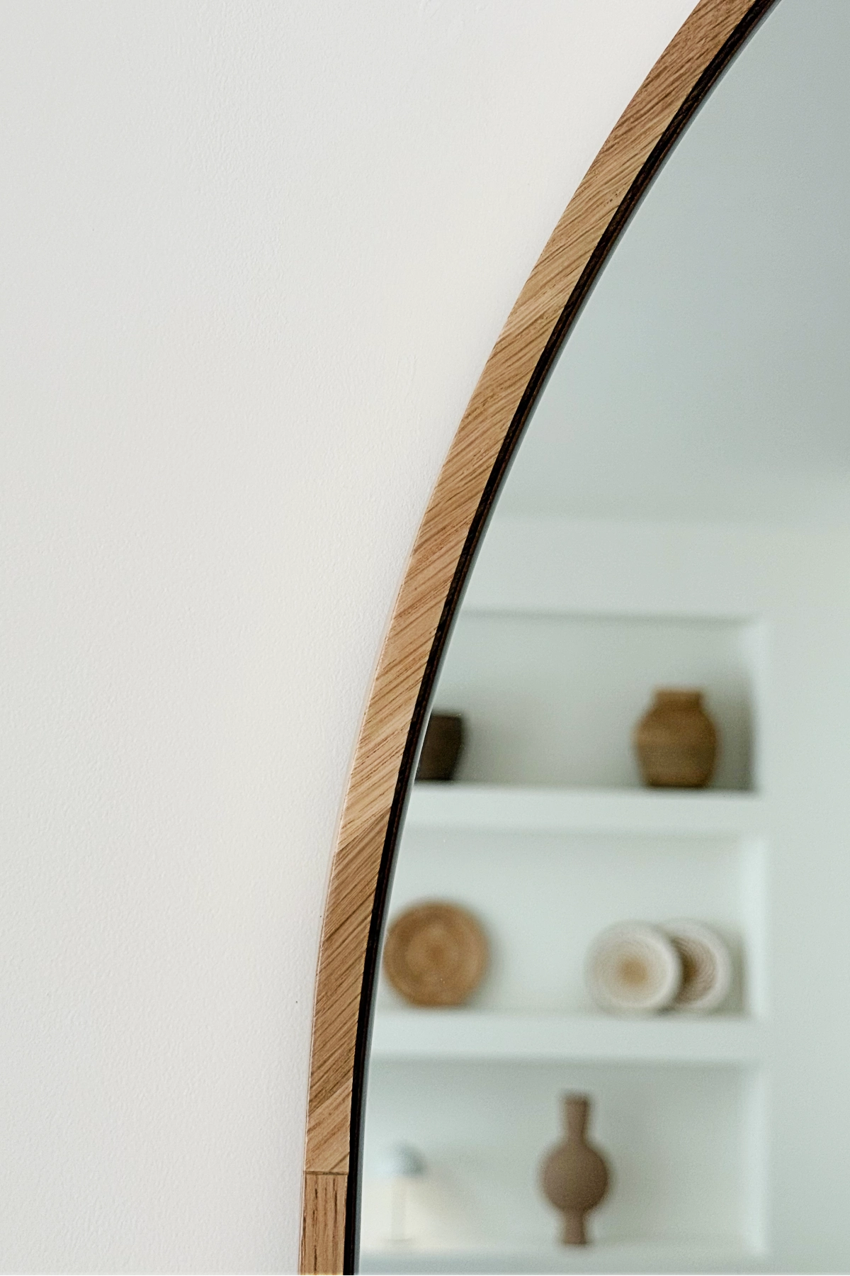 Maj Oak boogspiegel 210x90 cm