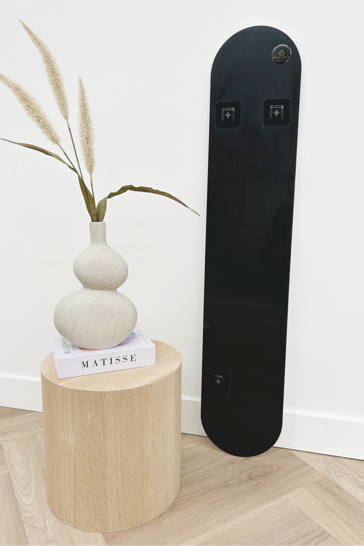 Lara Frameless ovale spiegel 120x24 cm 2