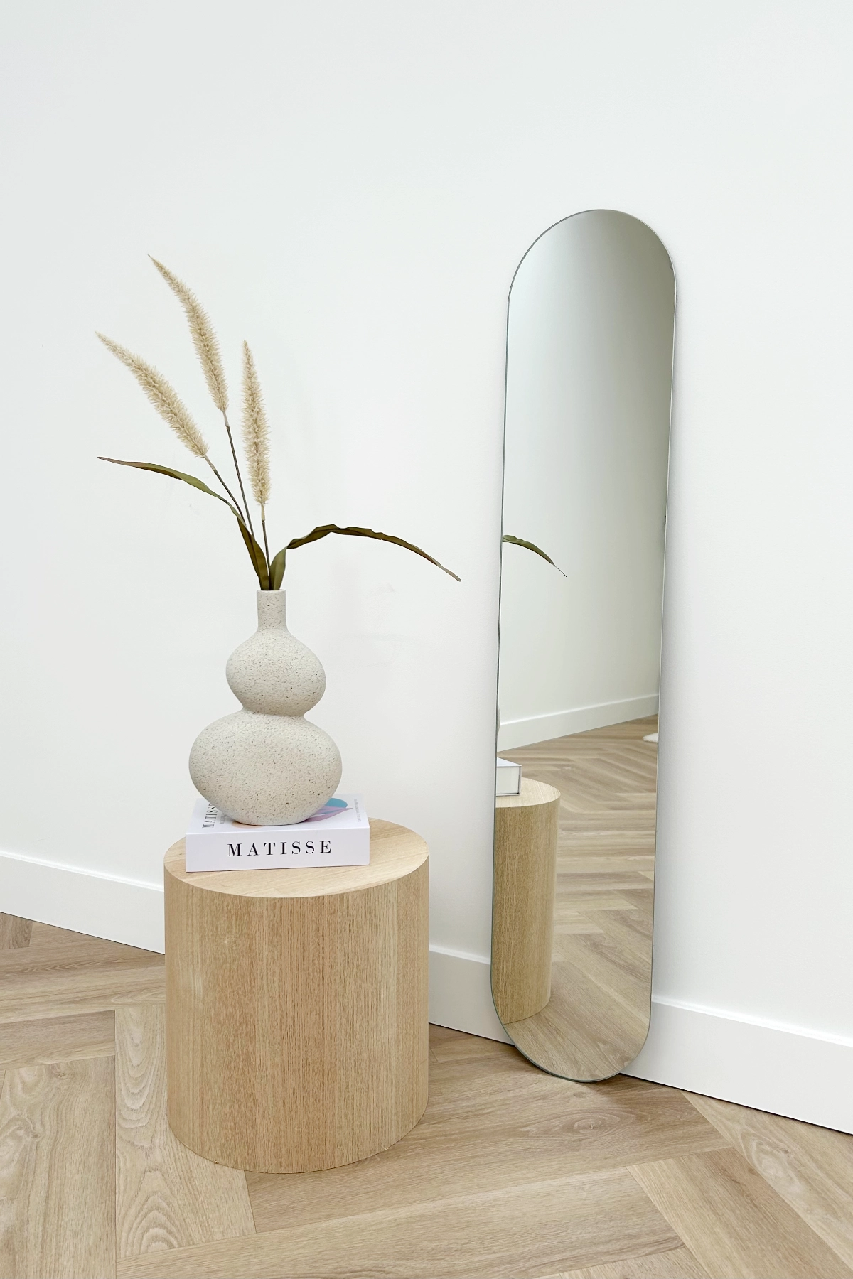 Lara Frameless ovale spiegel 120x24 cm