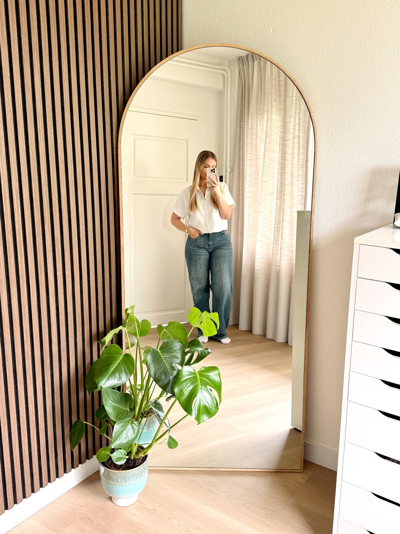 Maj_Oak_miroir en forme d'arc_180 x 80 cm