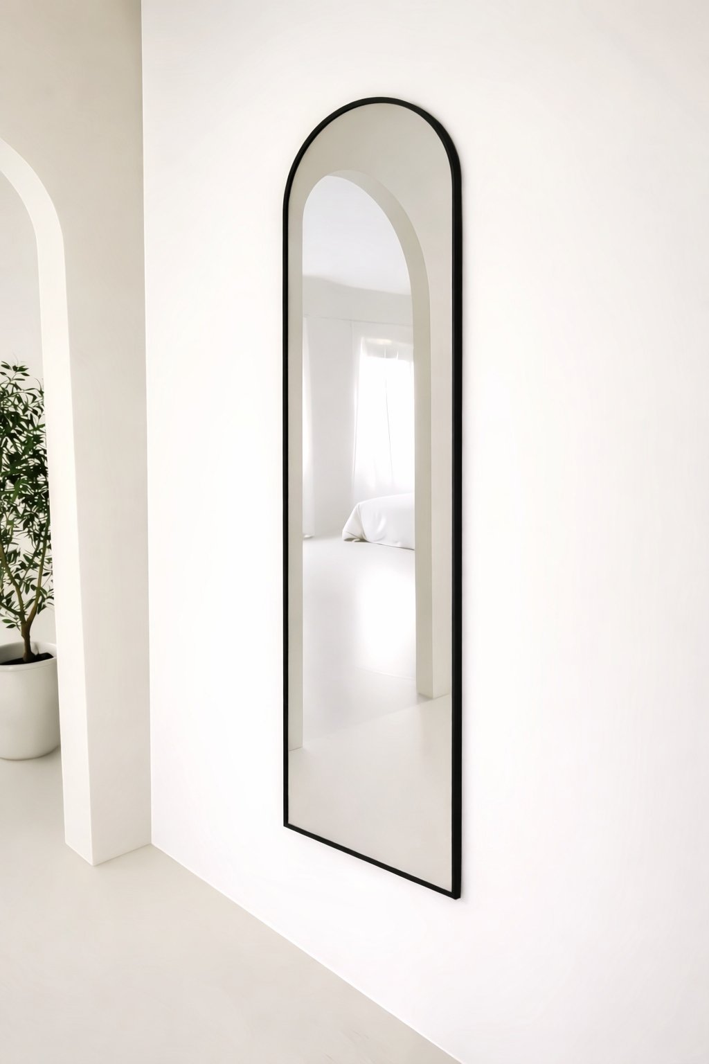 Miroir courbé Maj80 cm noir 2