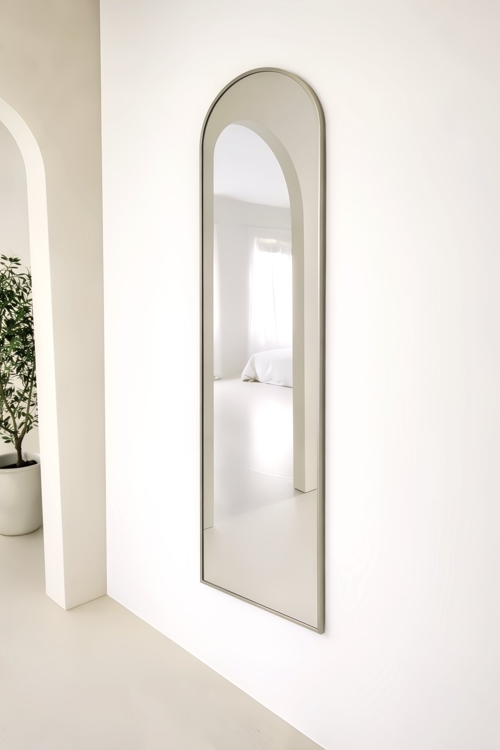 Miroir arc-en-ciel Maj 190 x 60 cm, couleur greige