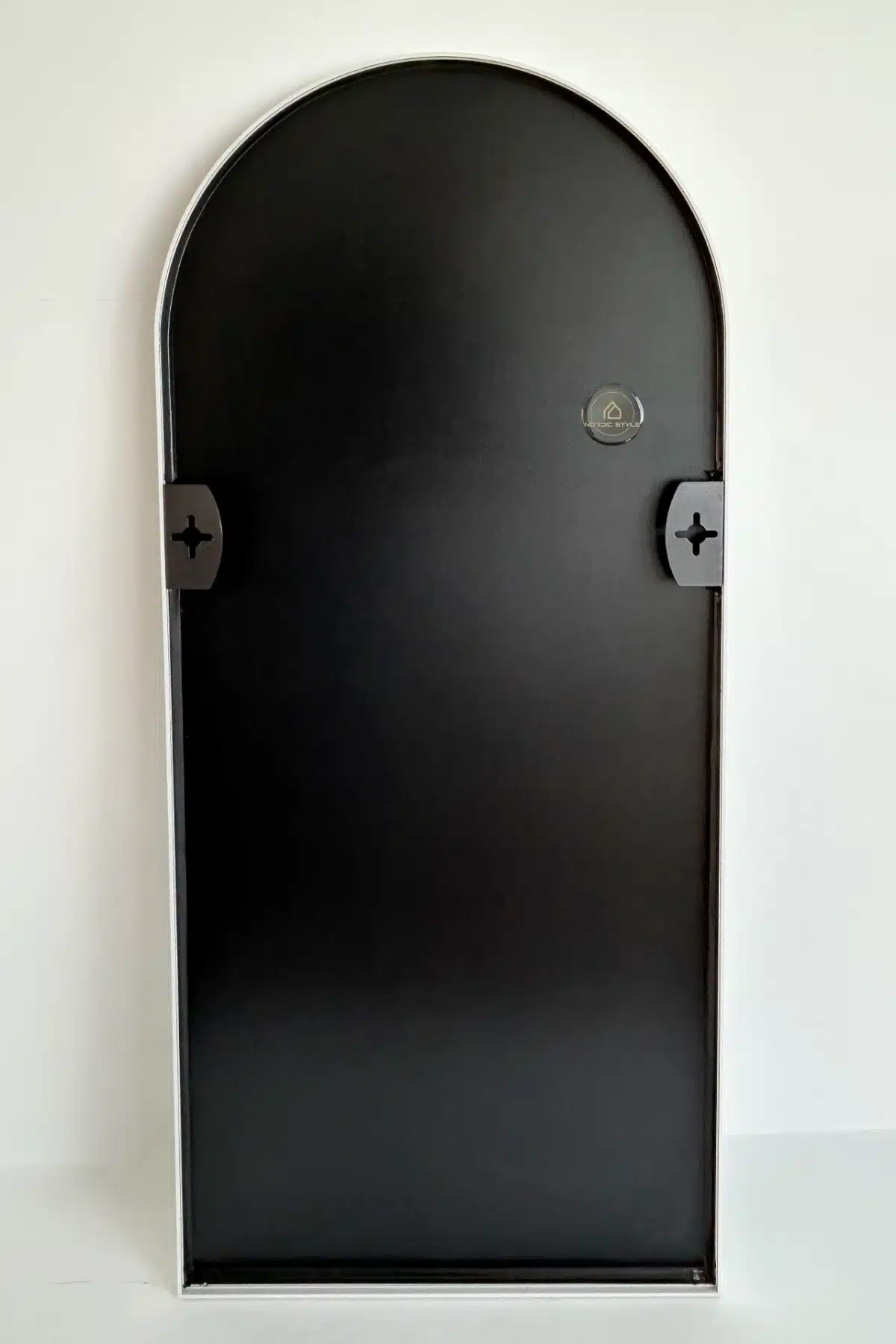 Maj boogspiegel 100x45 cm mat wit 3