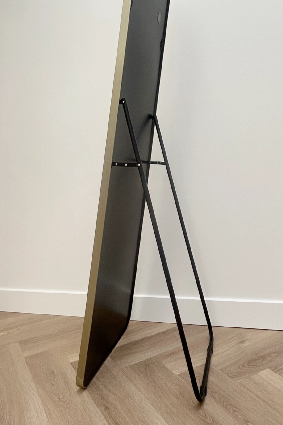 Ivar afgeronde hoek spiegel 170x50 cm greige