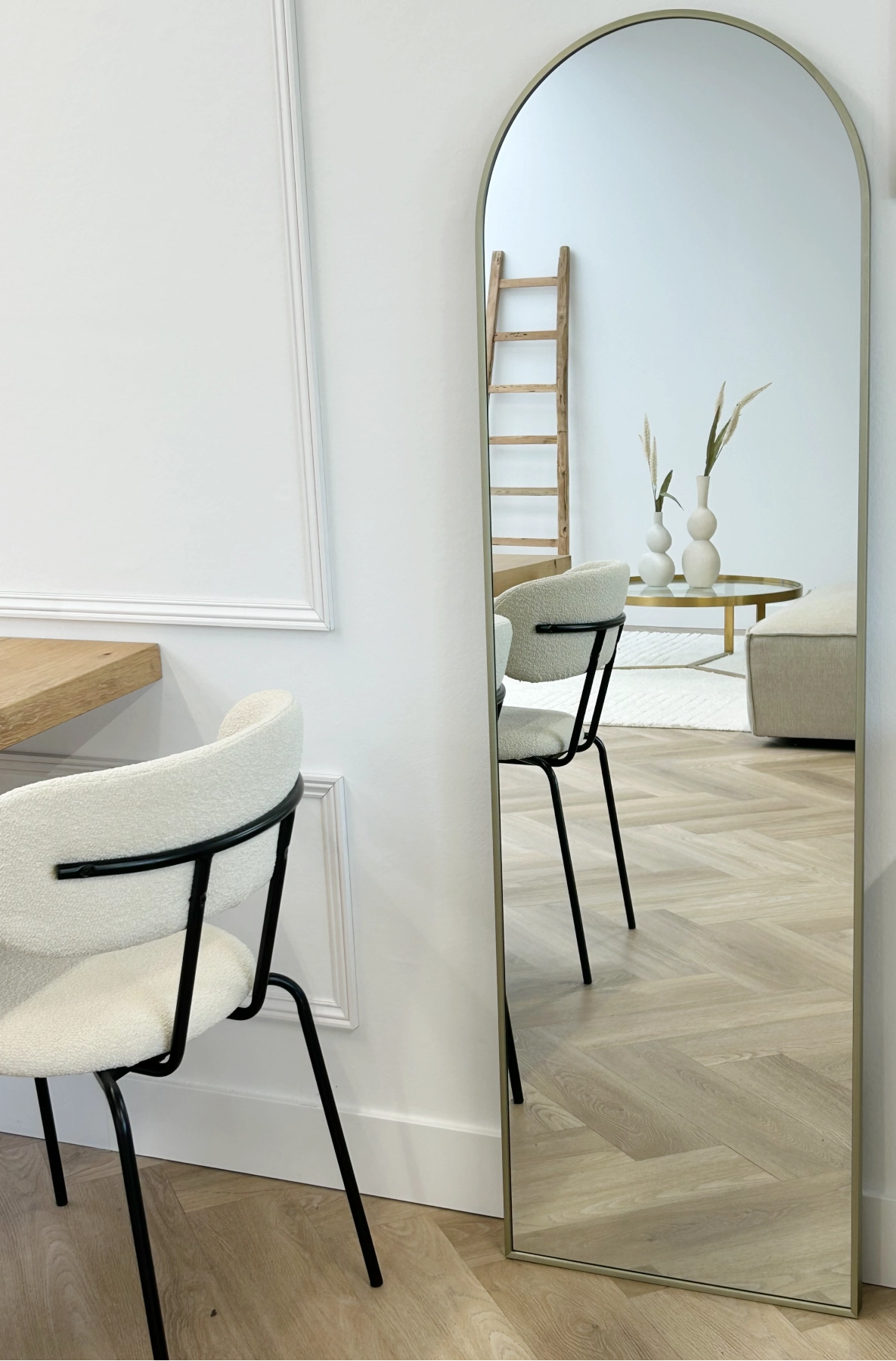 Maj Boogspiegel 150x45cm greige 2