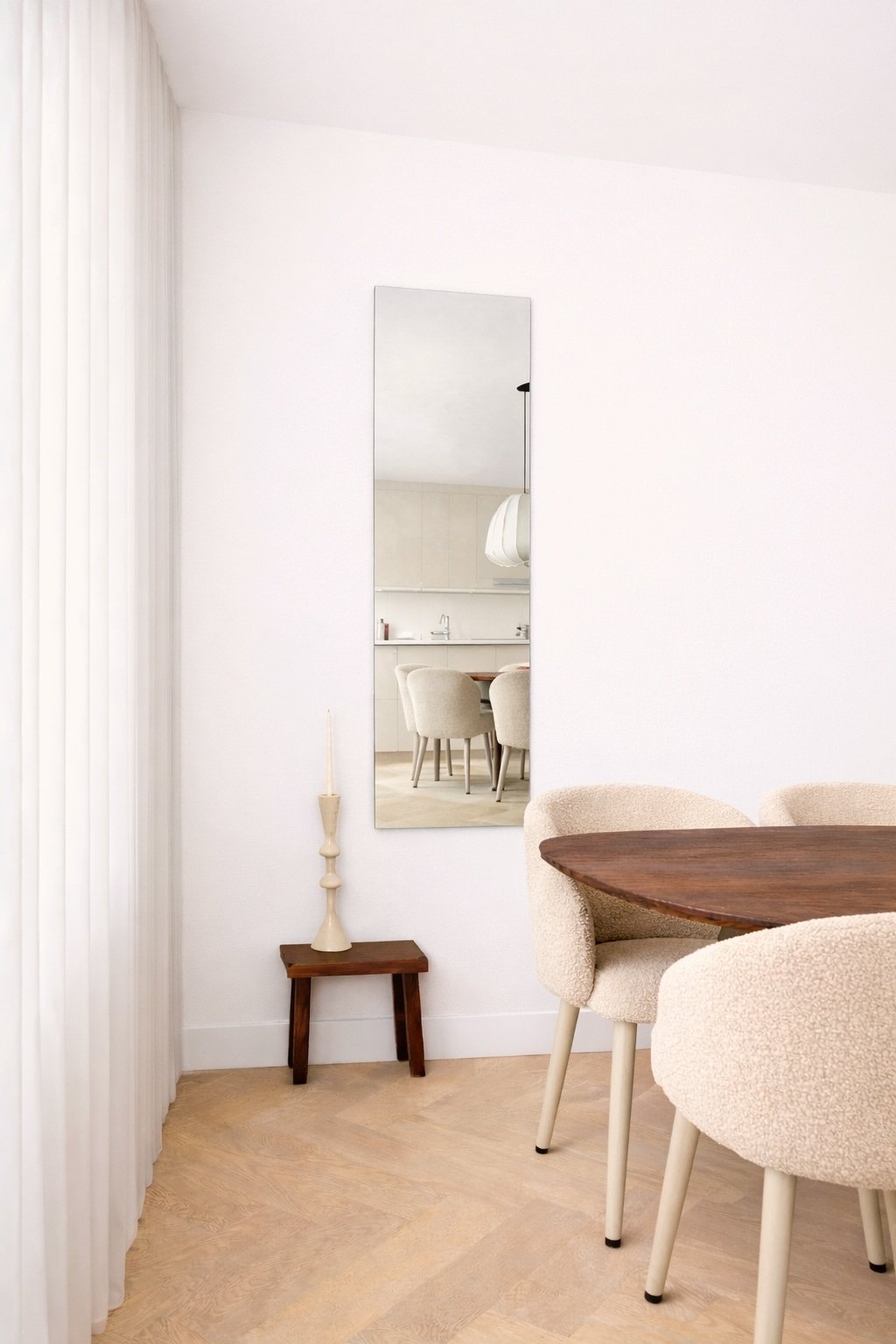 Miroir rectangulaire Finn sans cadre 150 x 45 cm