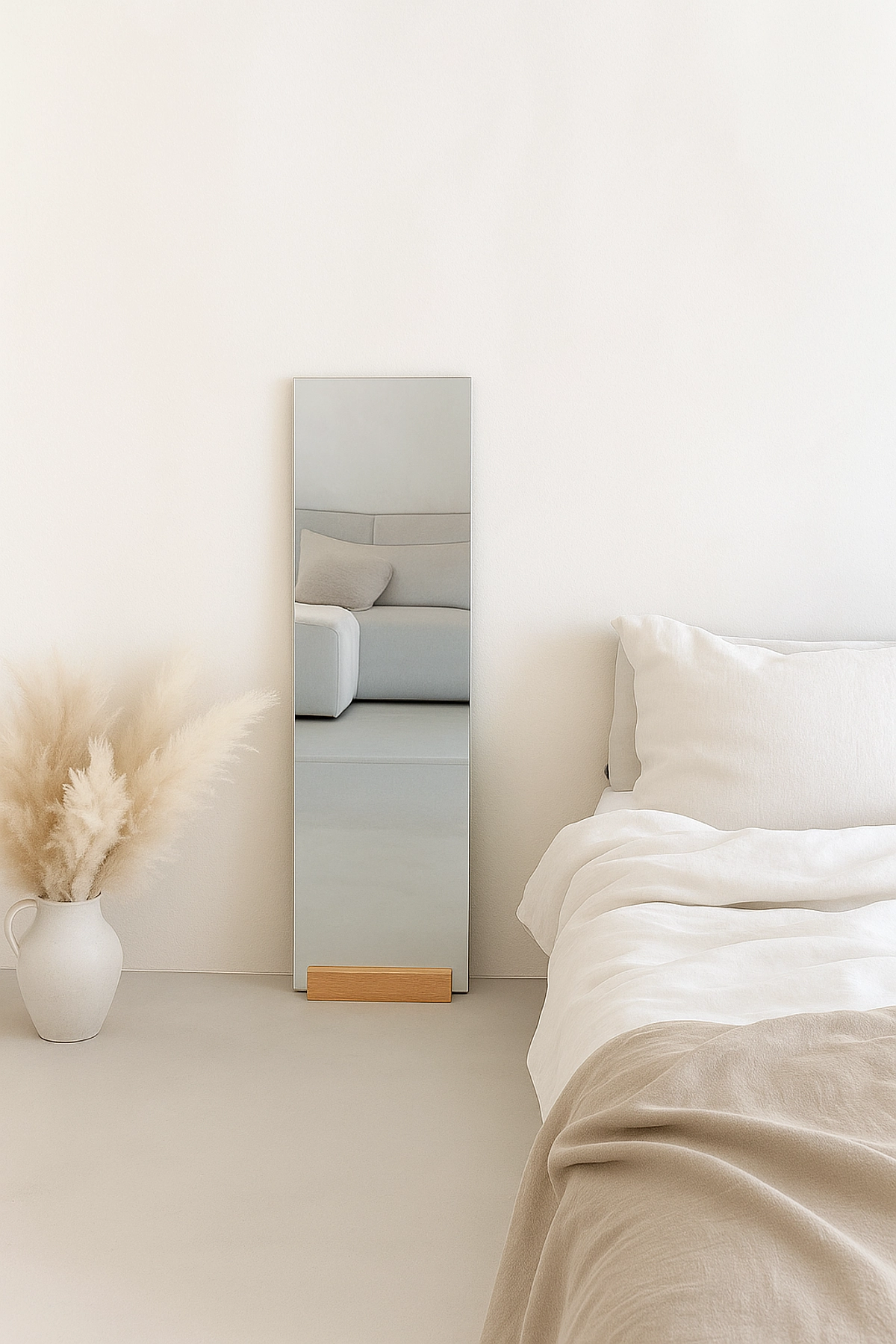 Finn Frameless rechthoekige spiegel 150x45 cm