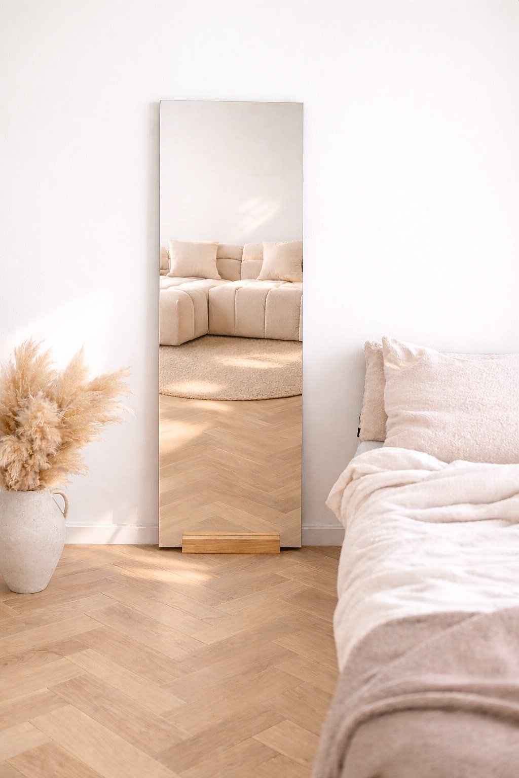 Miroir rectangulaire Finn sans cadre 170 x 50 cm 2