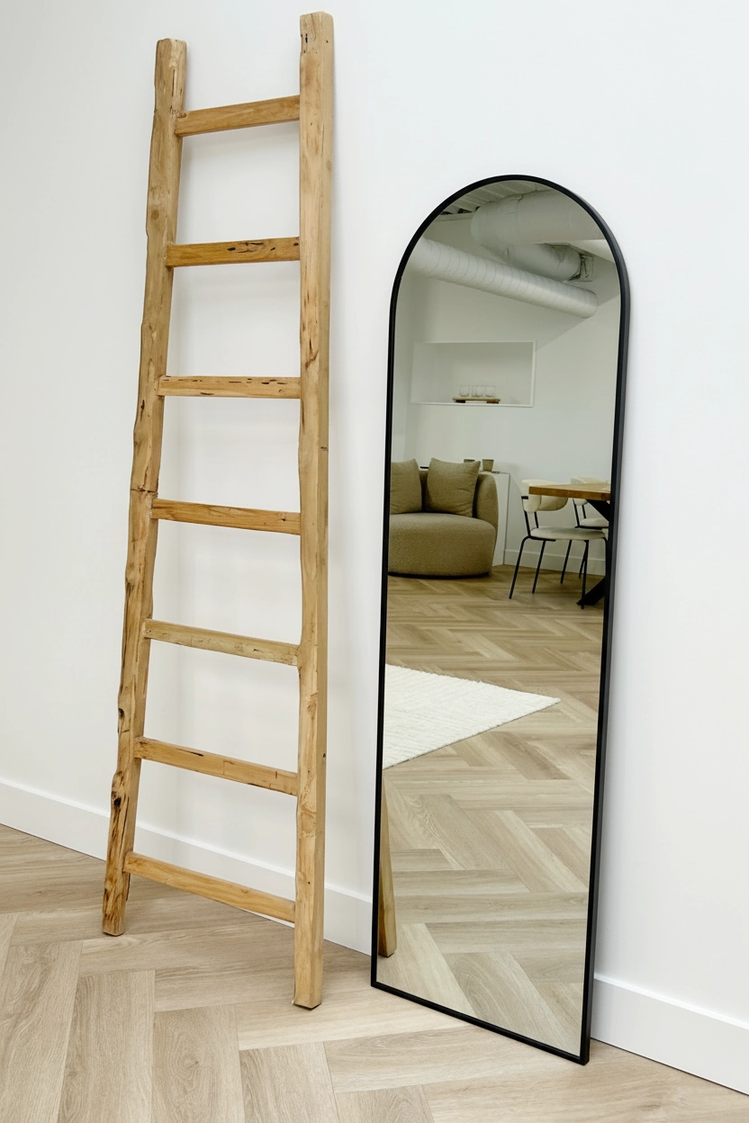 Maj Boogspiegel 150x45cm zwart 1