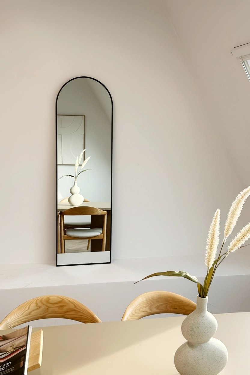 Maj Boogspiegel 150x45cm zwart 5