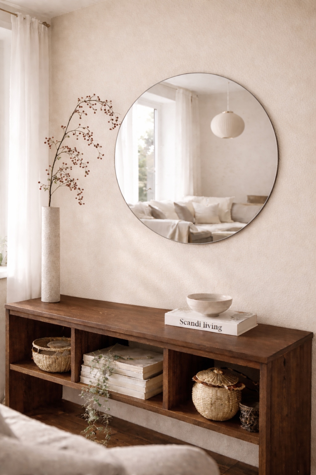 Miroir rond sans cadre Nea - 80 cm 2