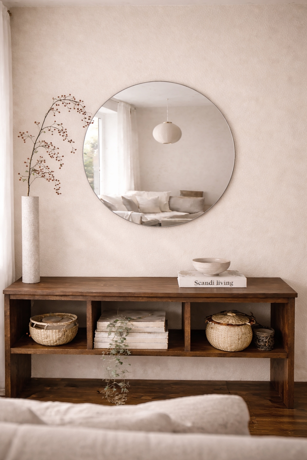 Miroir rond sans cadre Nea - 80 cm 3