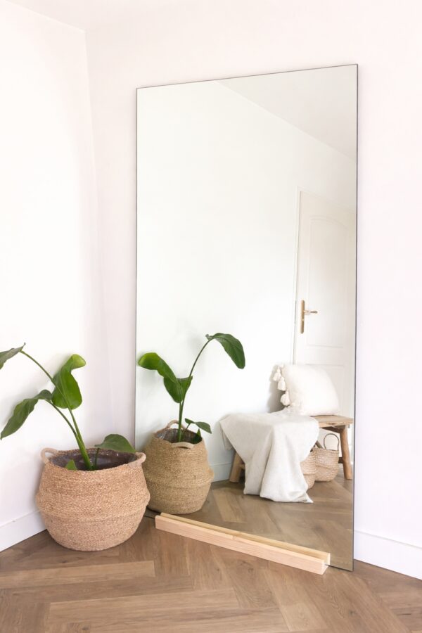 Rechthoekige spiegel Frameless 215×110 cm