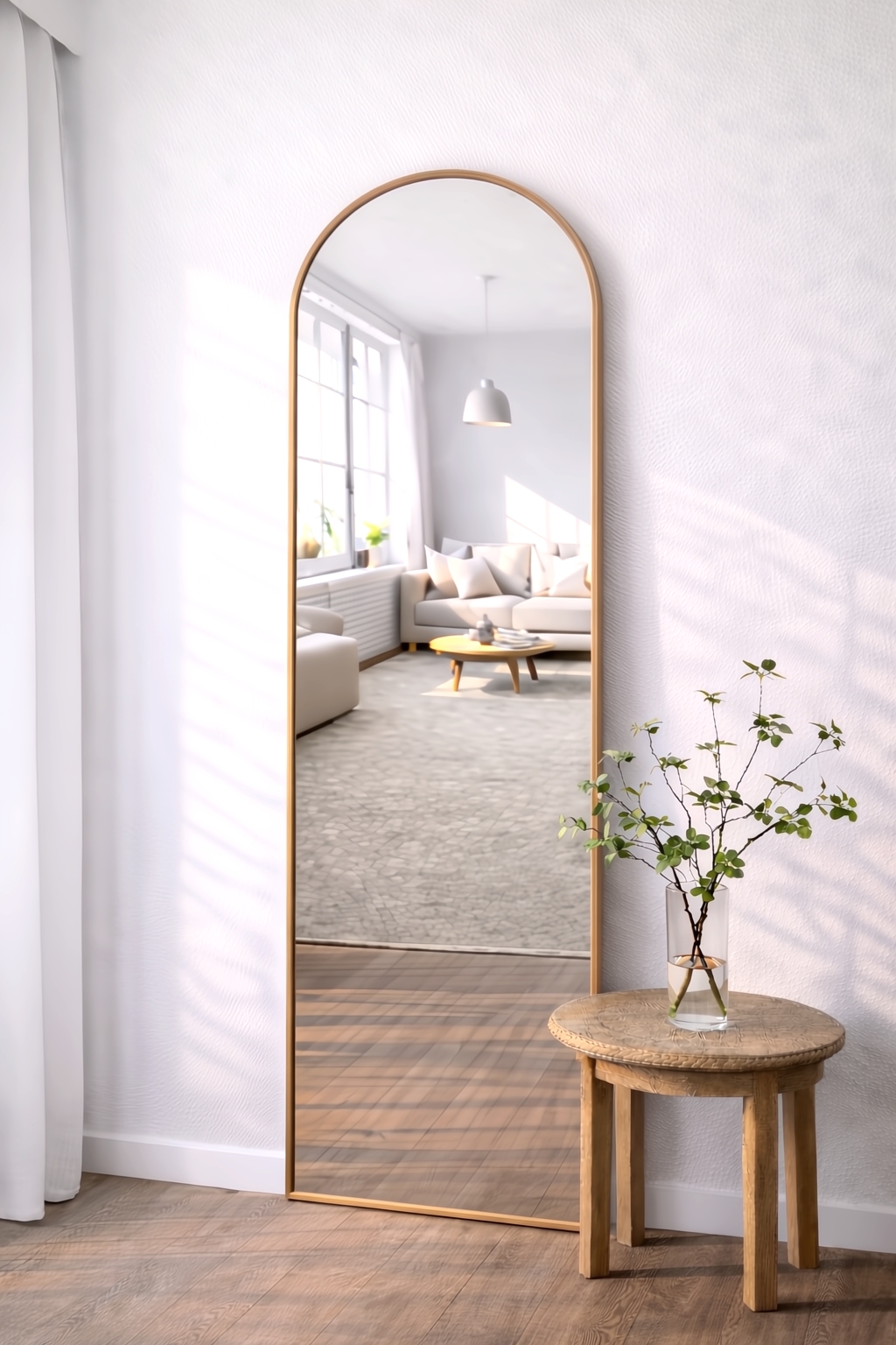 Maj Oak Boogspiegel 190x60 cm