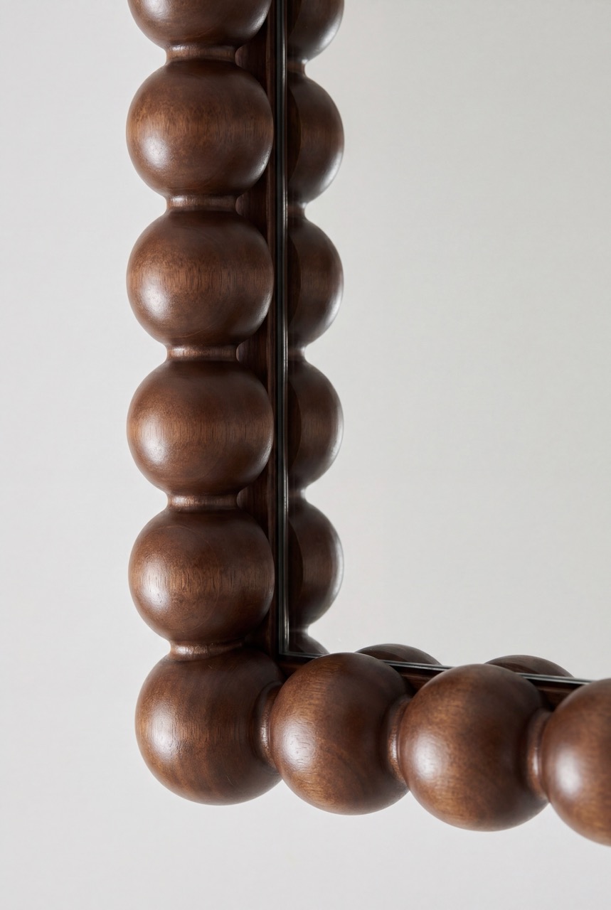 Maj Beads - Boogspiegel 180x60 cm Walnut 4