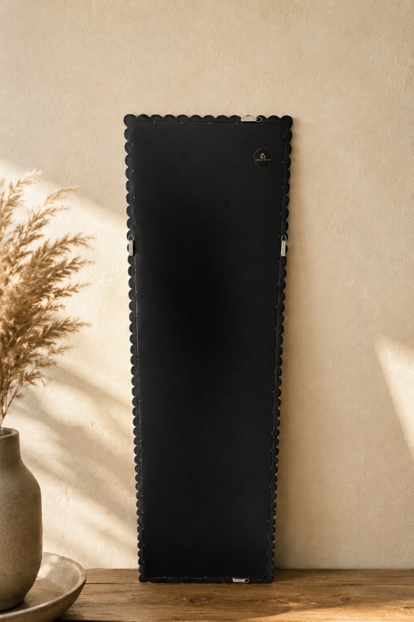 Finn Beads - Rechthoekige spiegel 170x50 cm Walnut 5