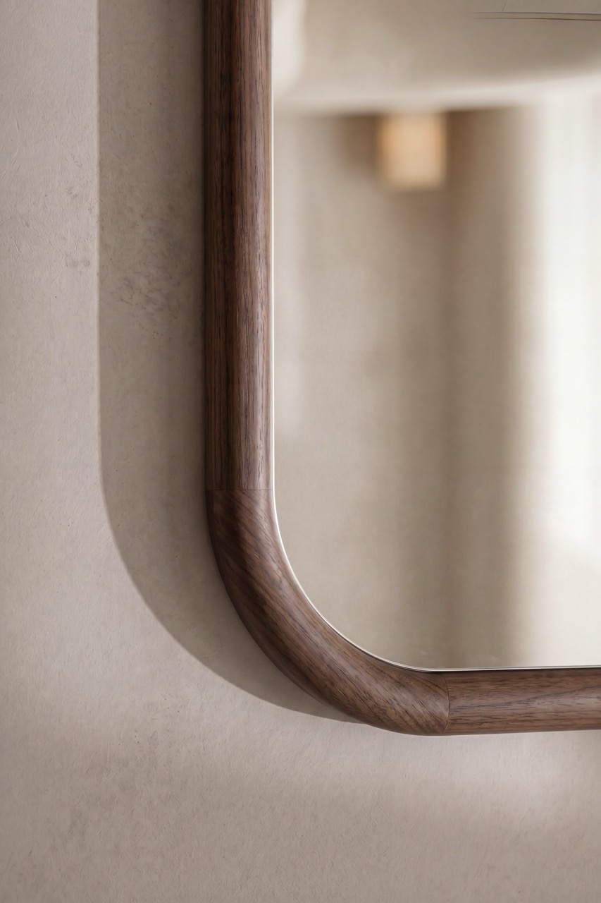 Maj Wood - boogspiegel 180x60 cm walnut 4