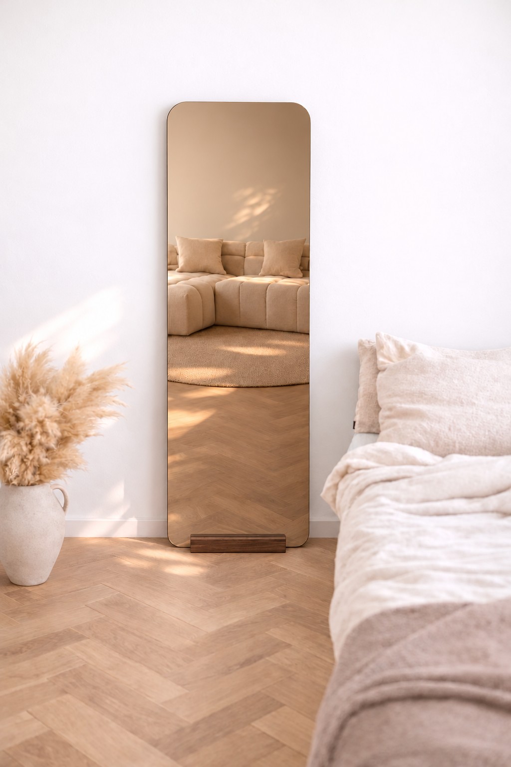 Ivar Frameless 170x50 cm bronze walnut 3